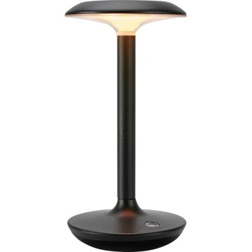 Markslöjd 108918 - LED Димируем екстериорен акумулаторен настолна лампа PETIT LED/2W/1800 mAh 2200/2700/3000K IP44 черен