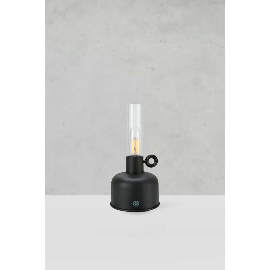 Markslöjd 108919 - LED Димируем екстериорен акумулаторен настолна лампа ASTRID LED/2W/1200 mAh IP44 черен