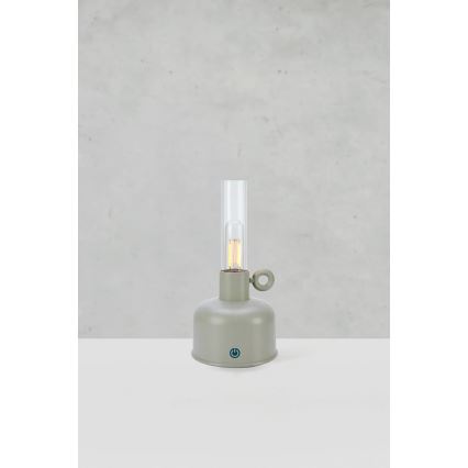 Markslöjd 108921 - LED Димируем екстериорен акумулаторен настолна лампа ASTRID LED/2W/1200 mAh IP44 сив
