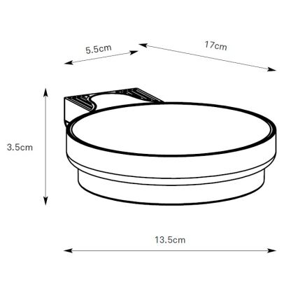 Markslöjd 108952 - димируемо соларно стеннo LED осветително тяло FRAME LED/2W/3,7V 4000 mAh IP44 черно