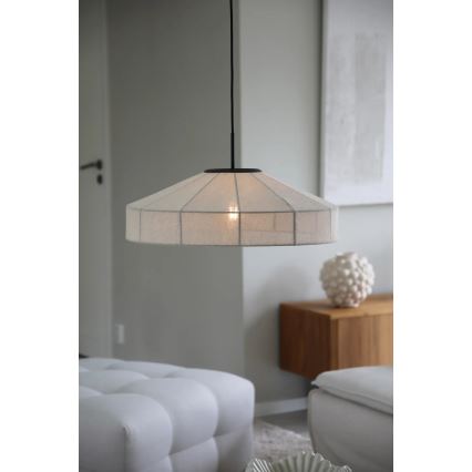 Markslöjd 108955 - Пендант на кабел ALIA 1xE27/60W/230V pr. 57 cm кремав/черен