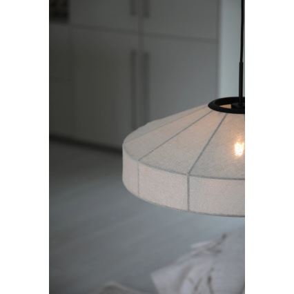 Markslöjd 108955 - Полилей на кабел ALIA 1xE27/60W/230V лен/черен