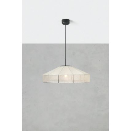 Markslöjd 108955 - Полилей на кабел ALIA 1xE27/60W/230V лен/черен