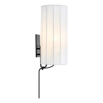 Markslöjd 108960 - Аплик HIKARI 1xE27/60W/230V бял/черен