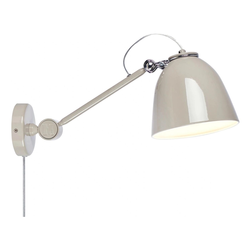 Markslöjd 108964 - Стенна лампа TILT 1xE27/60W/230V сива