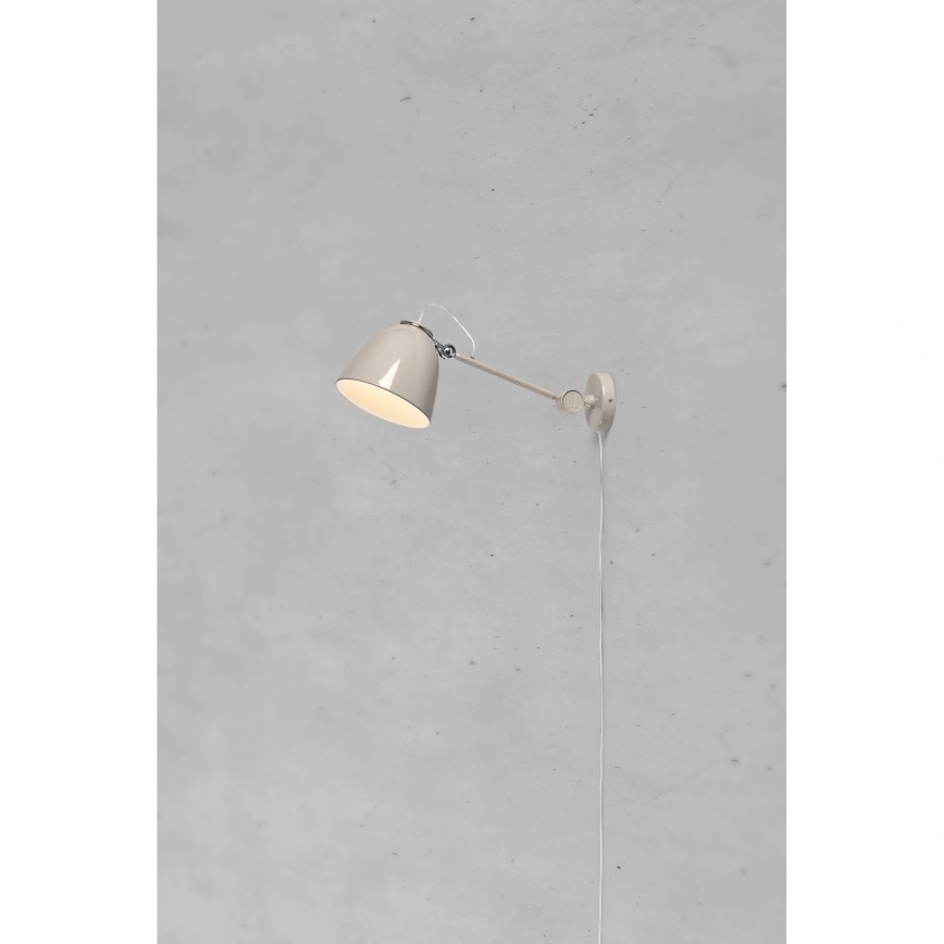 Markslöjd 108964 - Стенна лампа TILT 1xE27/60W/230V сива