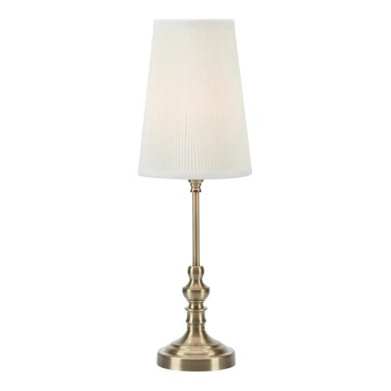 Markslöjd 108969 - Настолна лампа NOBLE 1xE14/40W/230V 56 см бяла/mесинг