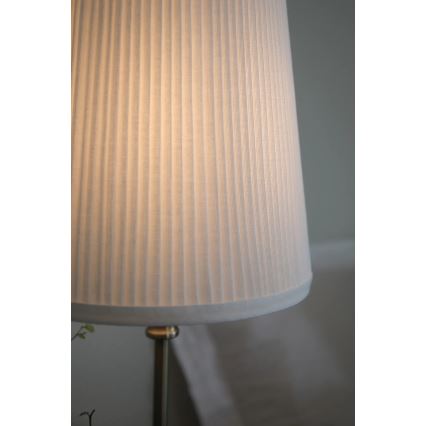 Markslöjd 108969 - Настолна лампа NOBLE 1xE14/40W/230V 56 см бяла/mесинг