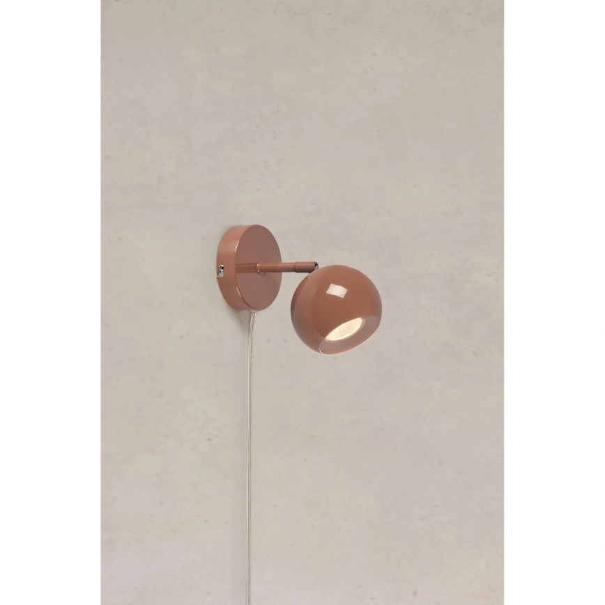 Markslöjd 108984 - Стенно точково осветително тяло POP 1xGU10/7W/230V кафяво