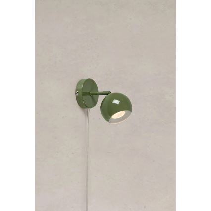 Markslöjd 108985 - Стенно точково осветително тяло POP 1xGU10/7W/230V зелено