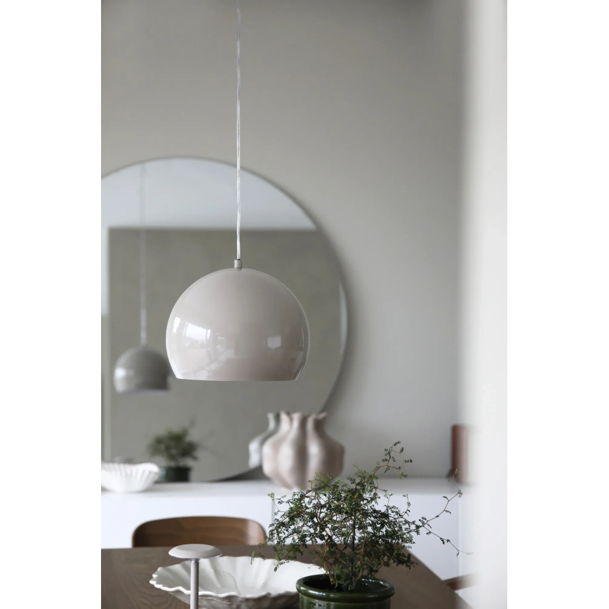 Markslöjd 108986 - Пендел на кабел POP 1xE27/40W/230V Ø 28 см сив