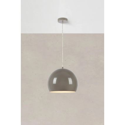 Markslöjd 108986 - Пендел на кабел POP 1xE27/40W/230V Ø 28 см сив