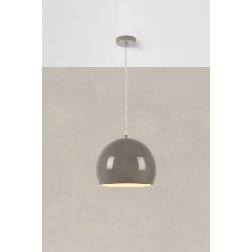 Markslöjd 108986 - Пендел на кабел POP 1xE27/40W/230V Ø 28 см сив