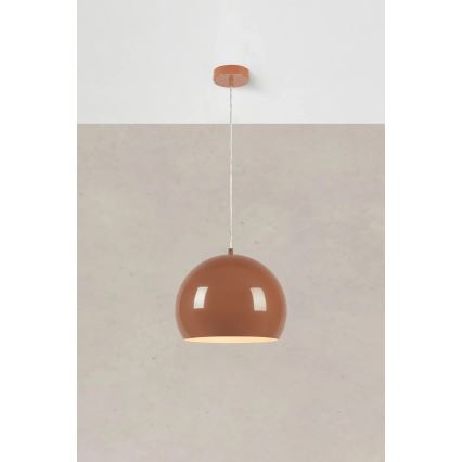 Markslöjd 108987 - Пендел на кабел POP 1xE27/40W/230V pr. 28 cm кафяв