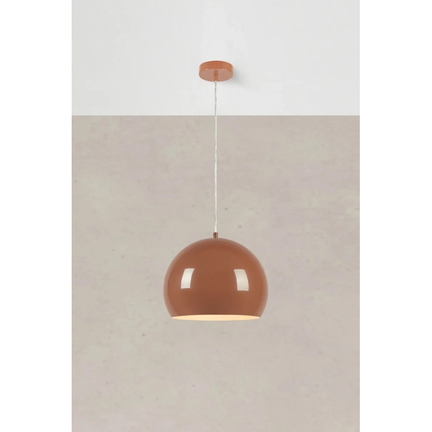 Markslöjd 108987 - Пендел на кабел POP 1xE27/40W/230V pr. 28 cm кафяв