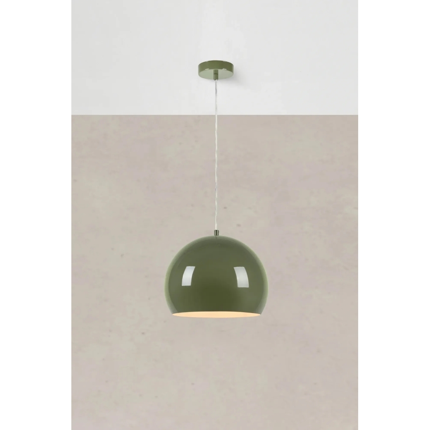 Markslöjd 108988 - Висяща лампа на кабел POP, 1xE27/40W/230V, Ø 28 см, зелена