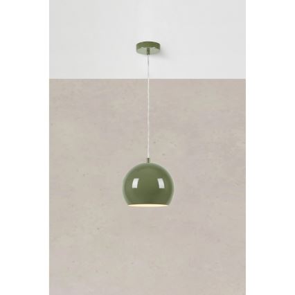 Markslöjd 108991 - Висяща лампа на кабел POP, 1xGU10/7W/230V, Ø 20 см, зелен