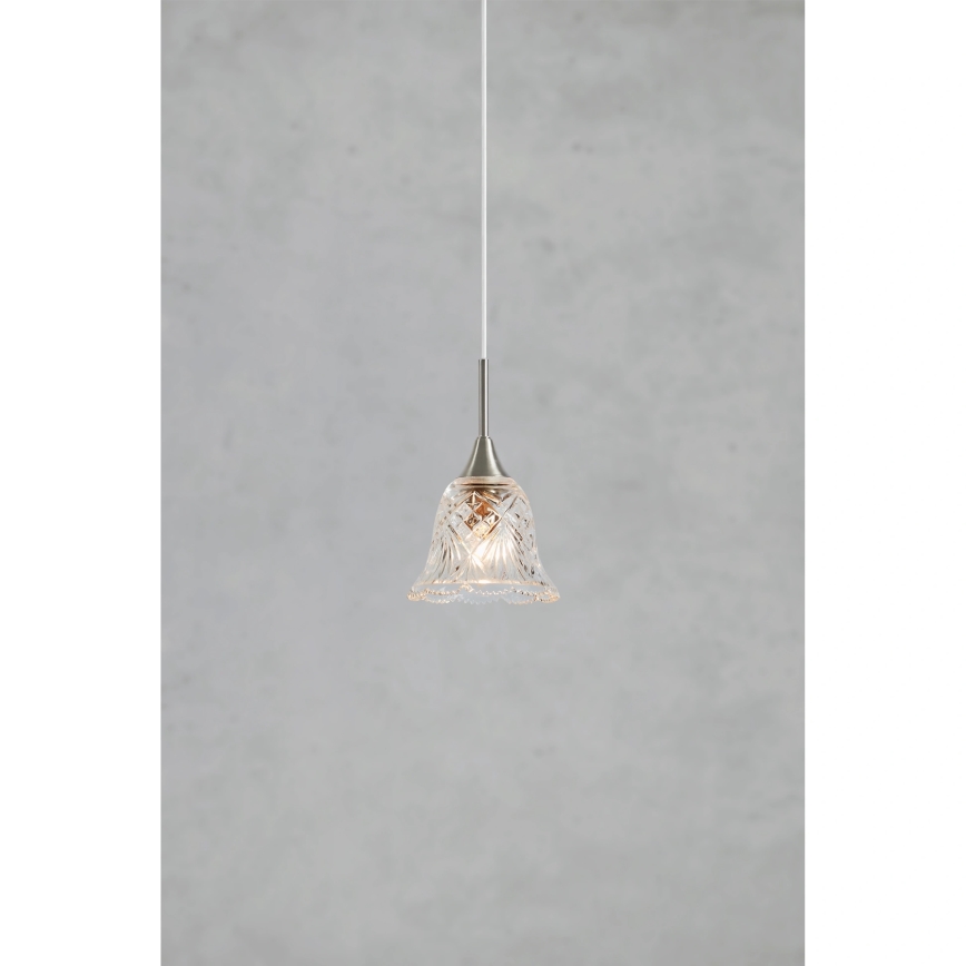 Markslöjd 109012 - Пендант на кабел LUNA 1xE14/40W/230V матов хром