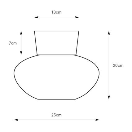 Markslöjd 109025 - Таванно осветително тяло MALAGA 1xE27/40W/230V Ø 25 см матов хром