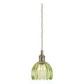 Markslöjd 109138 - Пендел на кабел GOTA 1xE14/40W/230V Ø 13 см димнозелено/месинг