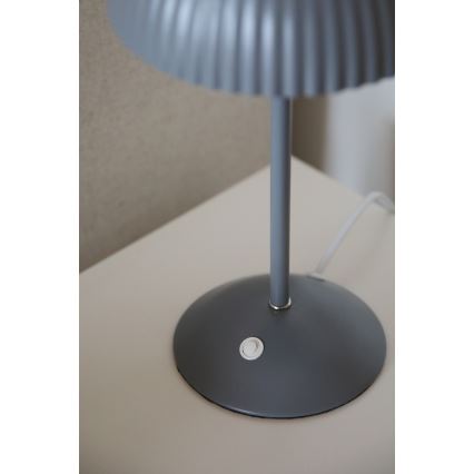 Markslöjd 109139 - Настолна лампа ZIN 2xG9/20W/230V сива