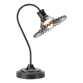 Markslöjd 109151 - Настолна лампа NOVIA 1xE27/60W/230V черна/опушено сива