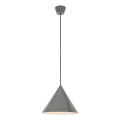 Markslöjd 109162 - Висящ полилей на кабел TIP 1xE27/60W/230V сив
