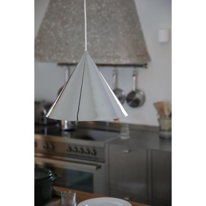 Markslöjd 109163 - Пендел на кабел TIP 1xE27/60W/230V Ø 37,5 см лъскав хром