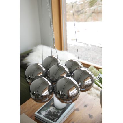 Markslöjd 109167 - Полилей на кабел CUPOLO 7xE14/40W/230V лъскав хром