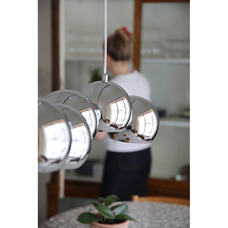 Markslöjd 109168 - Полилей на кабел CUPOLO 7xE14/40W/230V лъскав хром