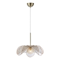 Markslöjd 109169 - Висяща люстра на кабел STYRKA 1xE27/40W/230V Ø 63 cm бежова