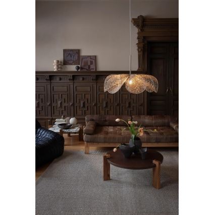 Markslöjd 109170 - Висяща лампа на кабел STYRKA 1xE27/40W/230V диам. 75 см бежова