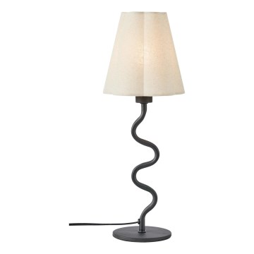 Markslöjd 109171 - Настолна лампа VEYA 1xE14/40W/230V лен/черен