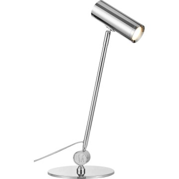 Markslöjd 109184 - LED димируема настолна лампа ARLO LED/4,9W/230V лъскав хром