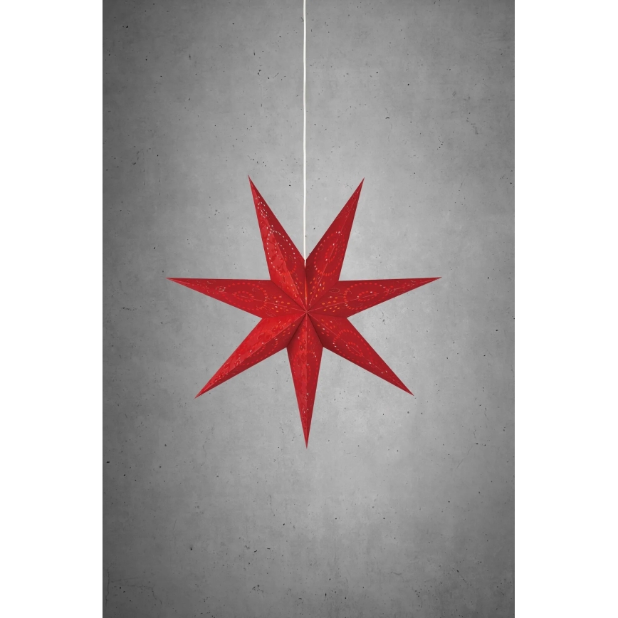 Markslöjd 700120 - Коледна осветителна декорация ARATORP 1xE14/25W/230V Ø 75 см червена