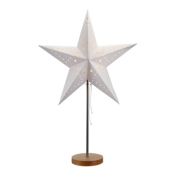 Markslöjd 700688 - Коледна декорация MIKKE 1xE14/25W/230V бяла 64 cm