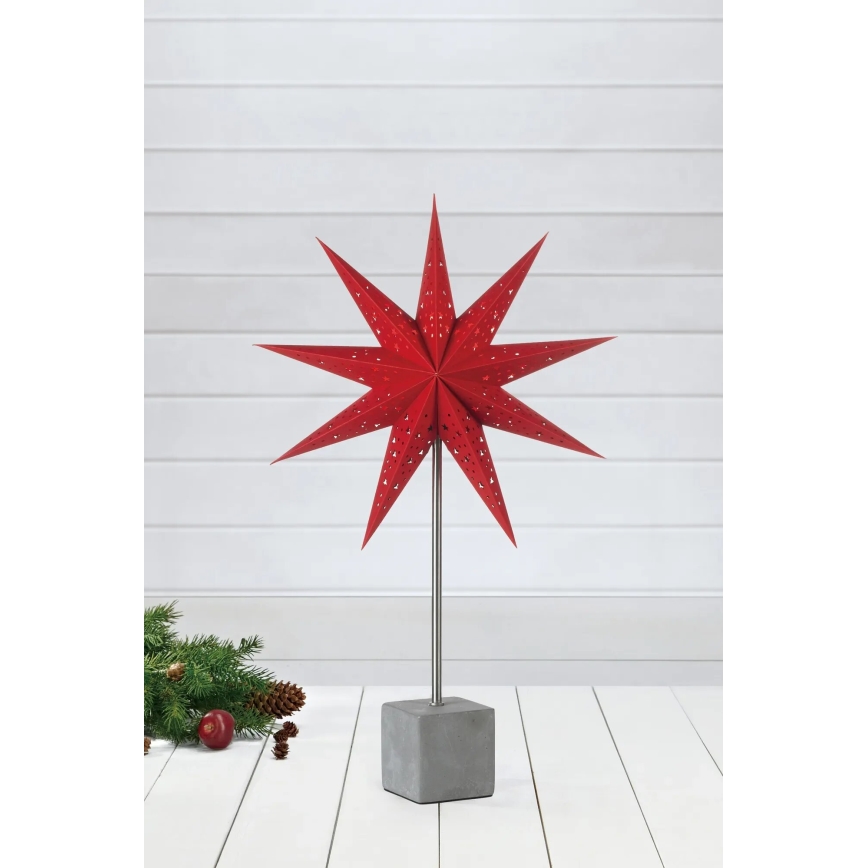 Markslöjd 702223 - Коледна украса HARD 1xE14/25W/230V червена