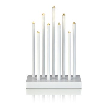 Markslöjd 702588 - LED Коледна свещ VIIK 9xLED / 0,54W / 230 / 3V бяла