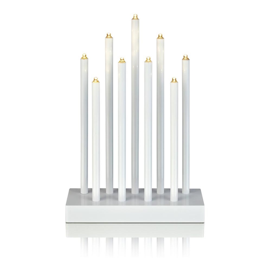 Markslöjd 702588 - LED Коледна свещ VIIK 9xLED / 0,54W / 230 / 3V бяла