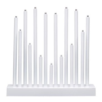Markslöjd 702639 - LED Коледен свещник ROMANS LED/0,9W/3xAA бял
