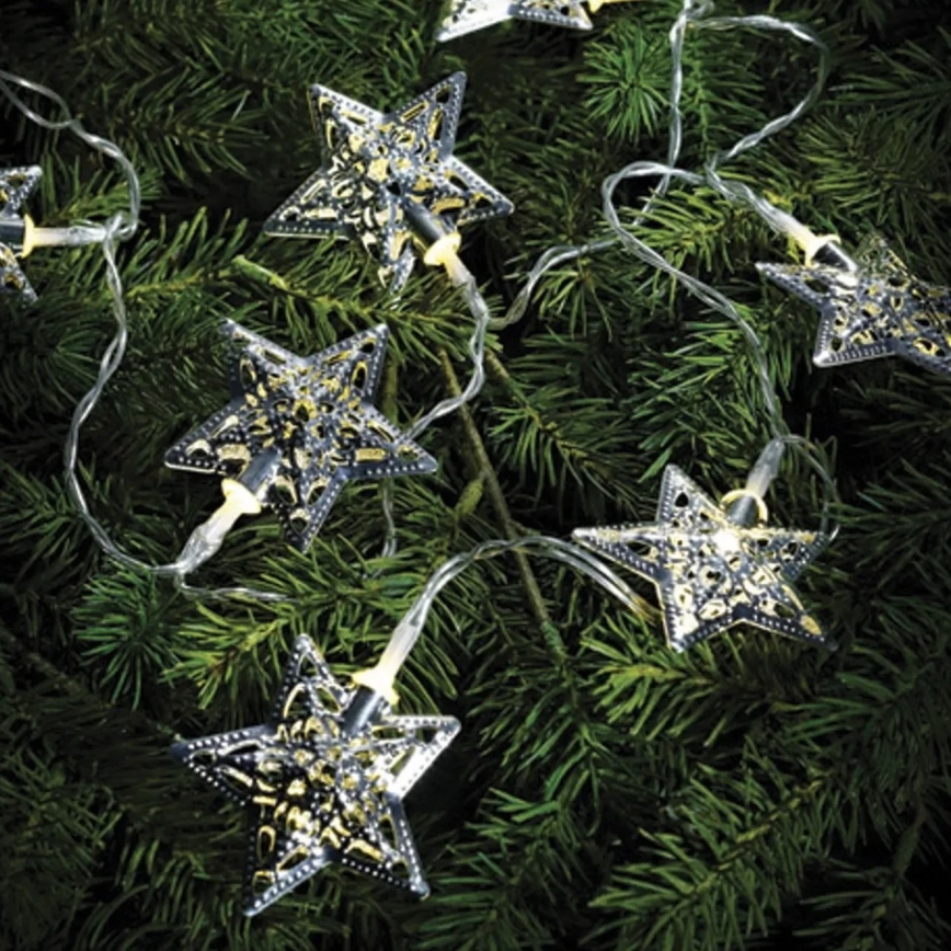 Markslöjd 703173 - LED Коледни лампички LILLAN LED/3xAA 2,1 м топло бяло