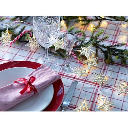 Markslöjd 703173 - LED Коледни лампички LILLAN LED/3xAA 2,1 м топло бяло