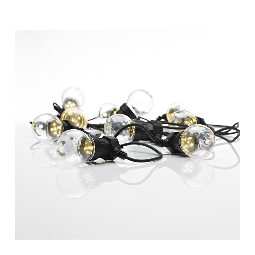 Markslöjd 703181 - LED Екстериорни Коледни лампички DAKKE 10xLED 7,5м IP44 топло бели