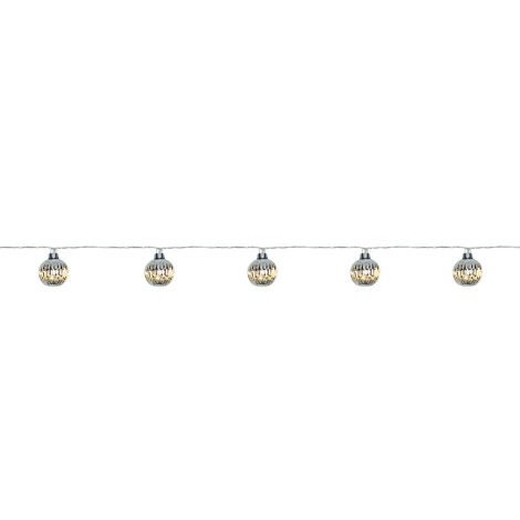 Markslöjd 703244 - LED Коледни лампички SOLO 10xLED 1,7м топло бели
