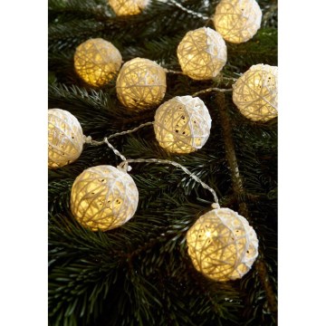 Markslöjd 703901 - Коледна декорация SIA LED/0,06W/3xAA 150cm