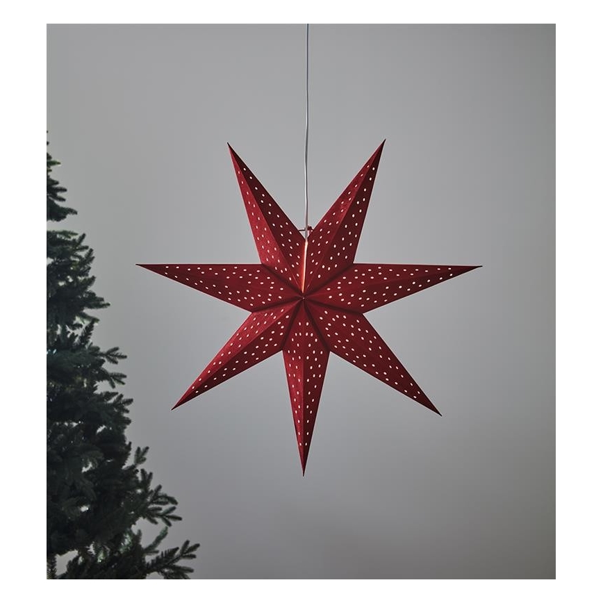 Markslöjd 704902 - Коледна украса CLARA 1xE14 / 6W / 230V 75 см червена