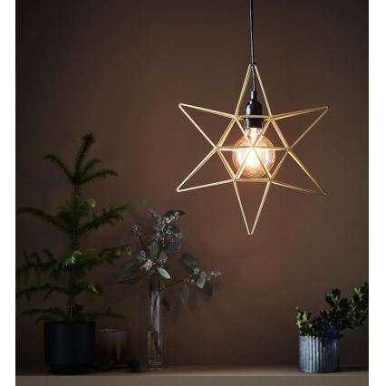 Markslöjd 705298 - Коледна декорация CONTOUR 1xE27/40W/230V златист