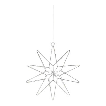 Markslöjd 705750 - LED Коледна декорация GLEAM LED/0,6W/3xAA сребрист
