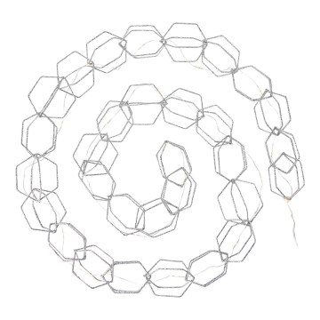 Markslöjd 705753 - LED Декоративна верига SERVE LED/3xAA 1,9 м сребрист