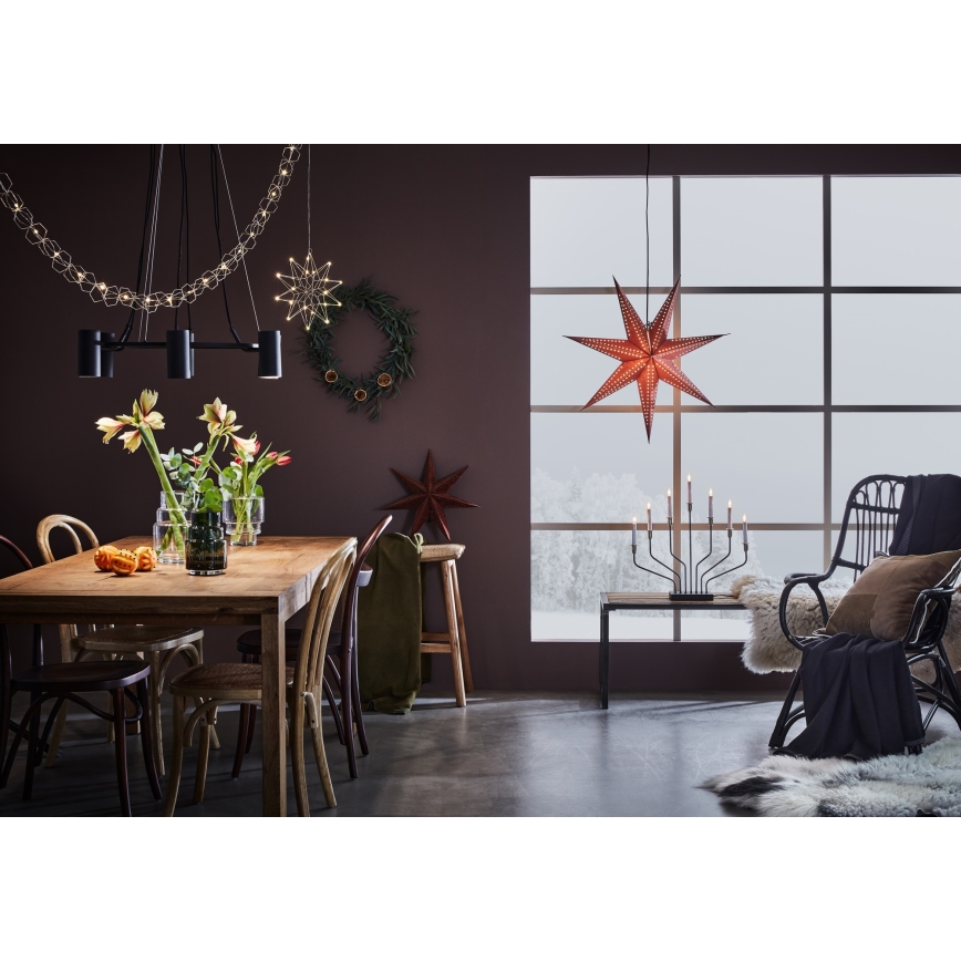 Markslöjd 705753 - LED Декоративна верига SERVE LED/3xAA 1,9 м сребрист